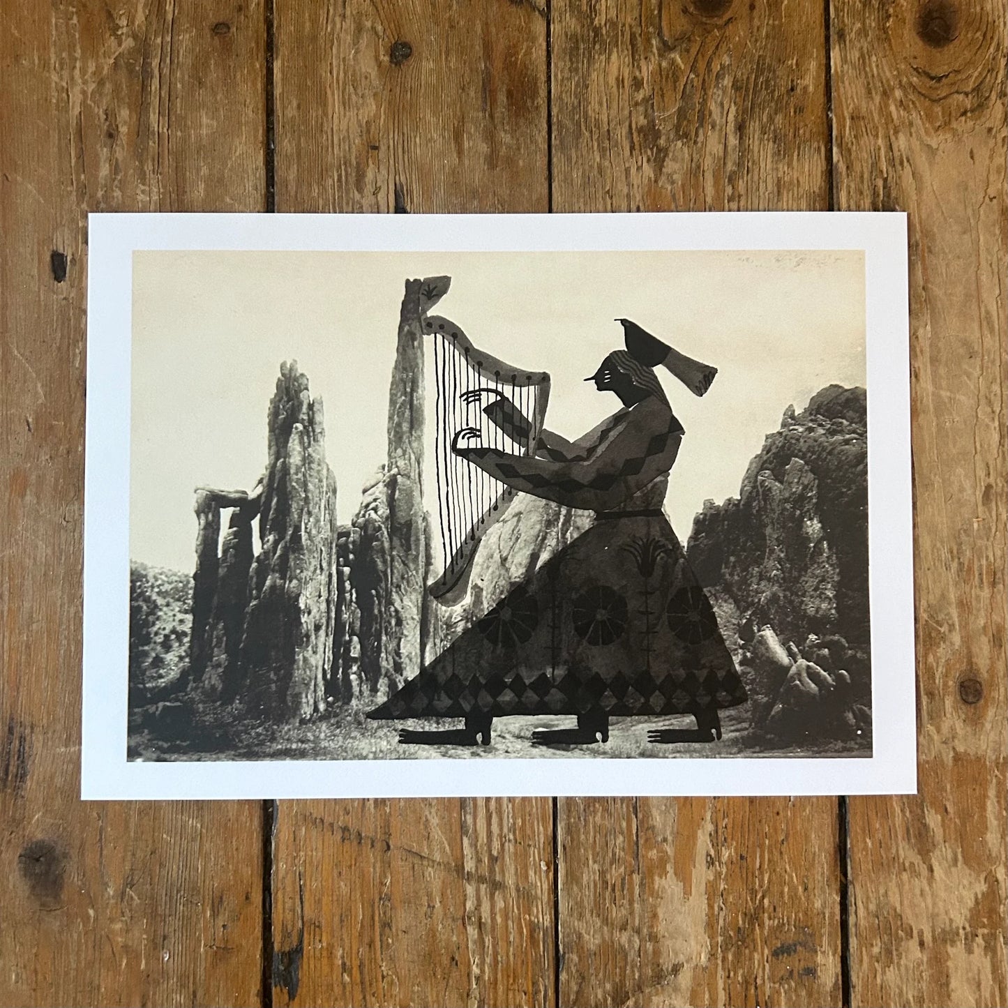 Harp Rocks Postcard Print