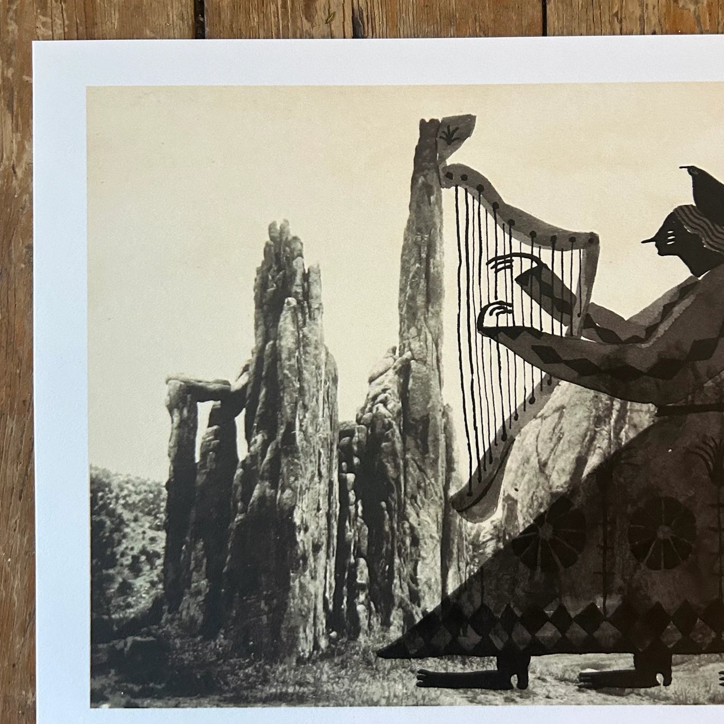 Harp Rocks Postcard Print