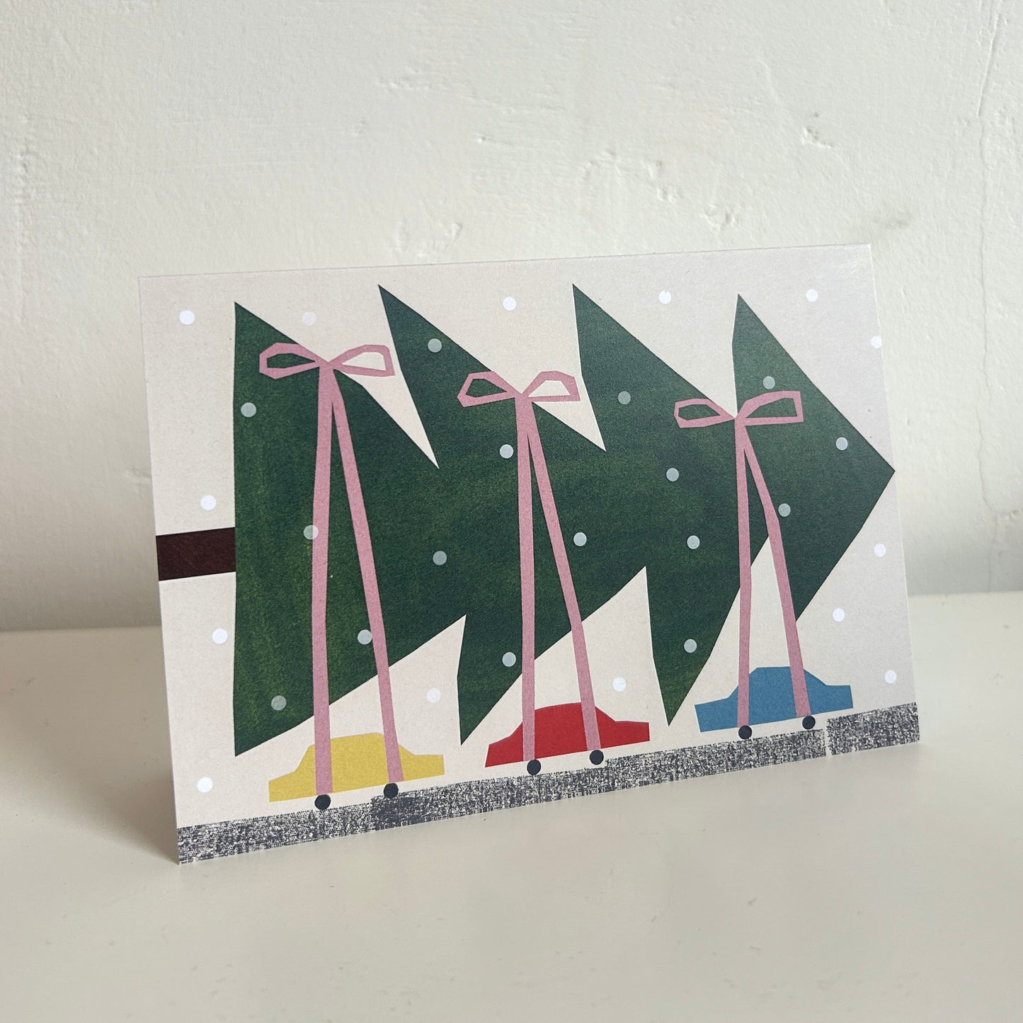 Driving Home for Christmas Greetings Card