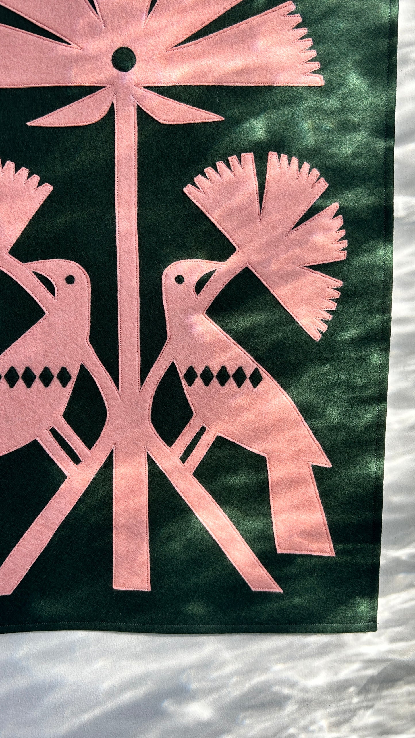 Birds and Flowers Wall Hanging #2