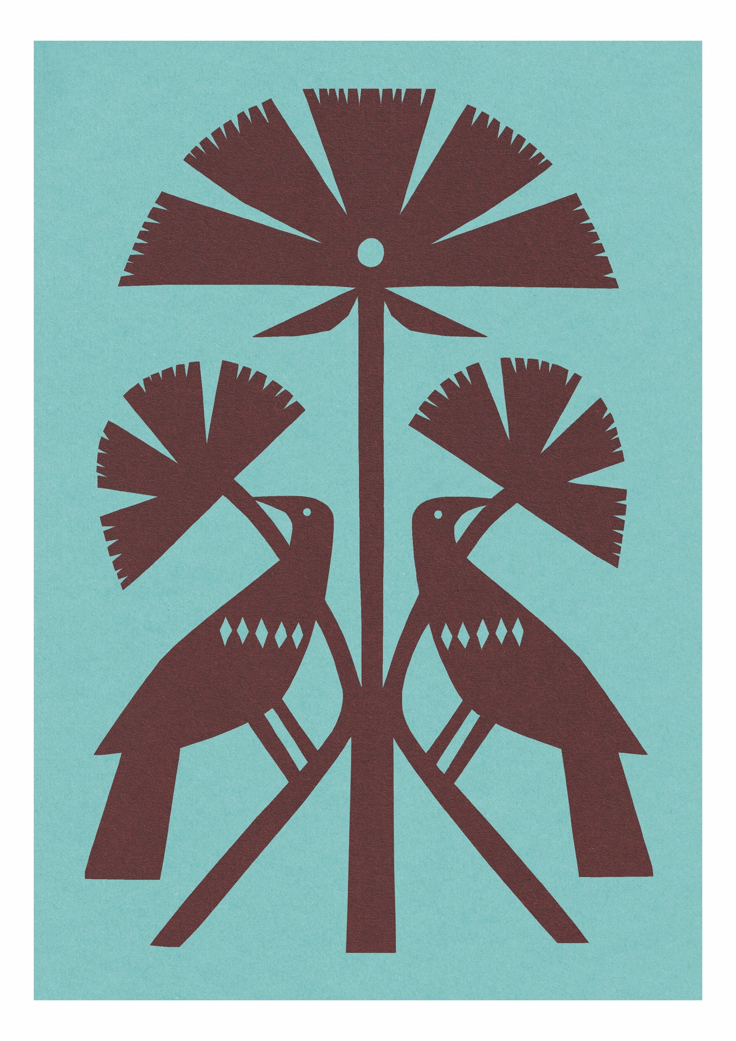 Papercut Bird A4 Print