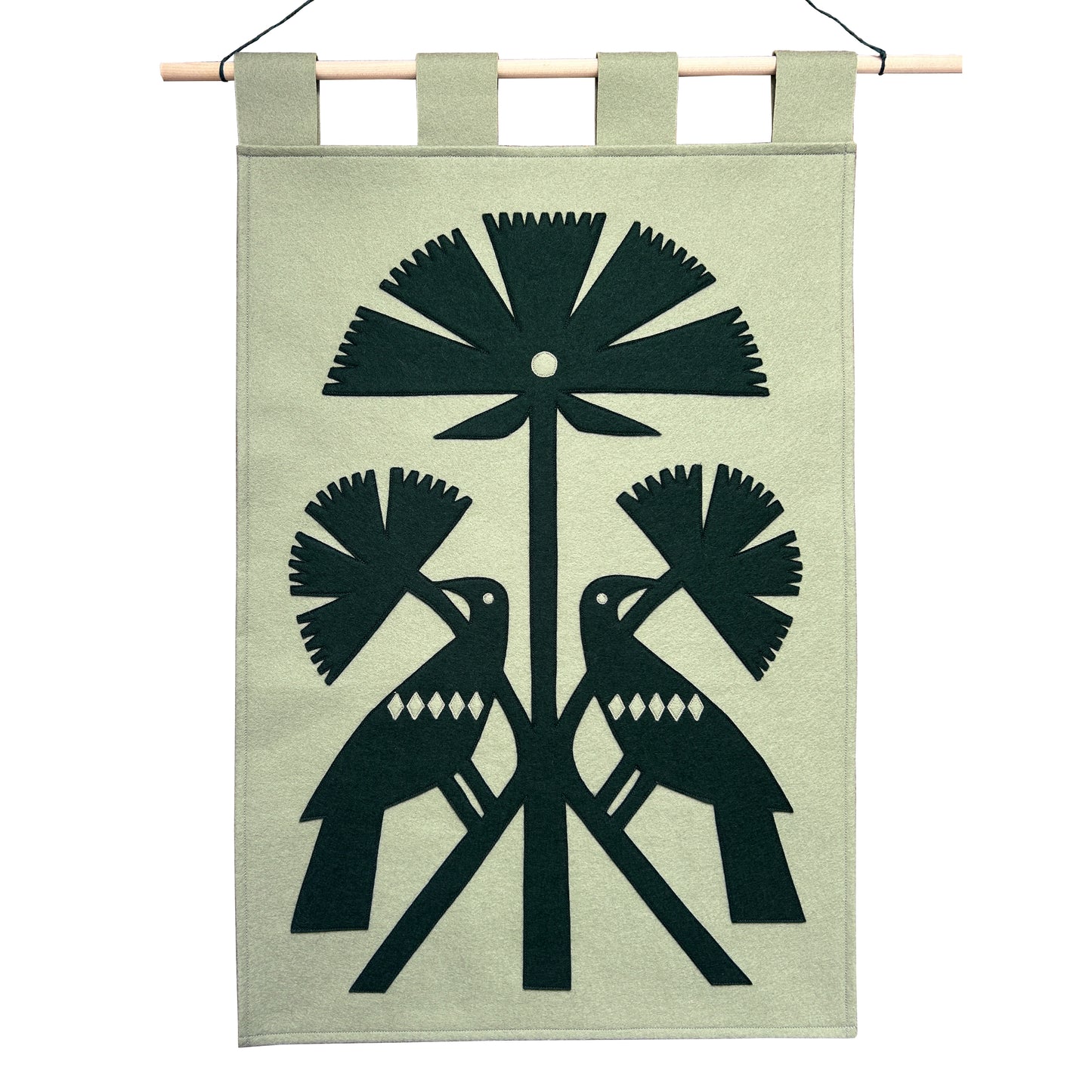 Birds and Flowers Wall Hanging #7
