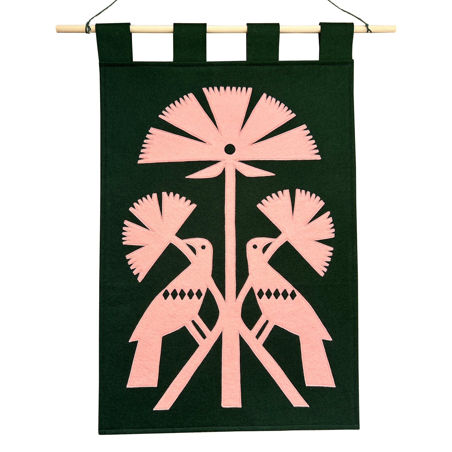 Birds and Flowers Wall Hanging #2