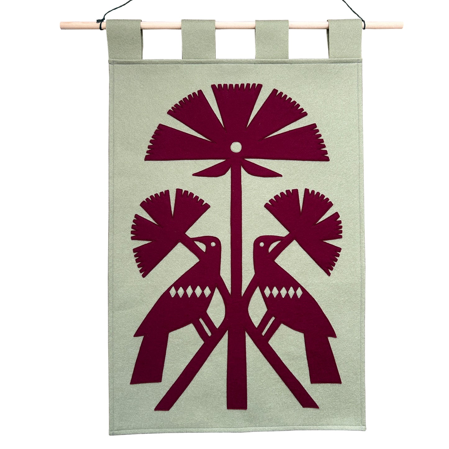 Birds and Flowers Wall Hanging #4