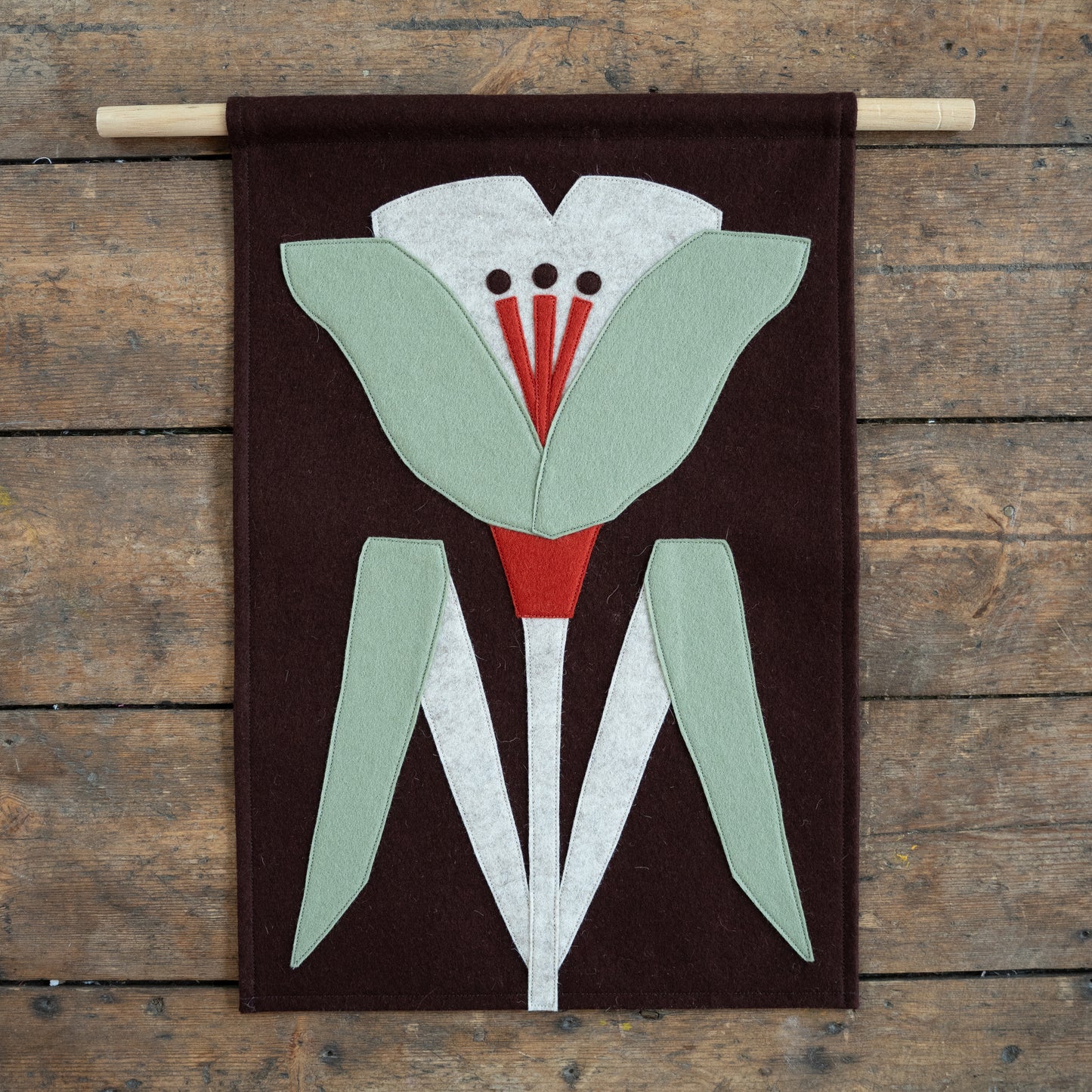 Brown Flower Wall Hanging