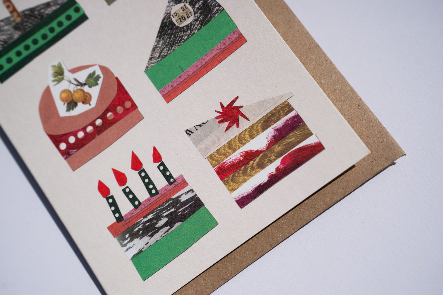 Cake Assortment 1 Greetings Card