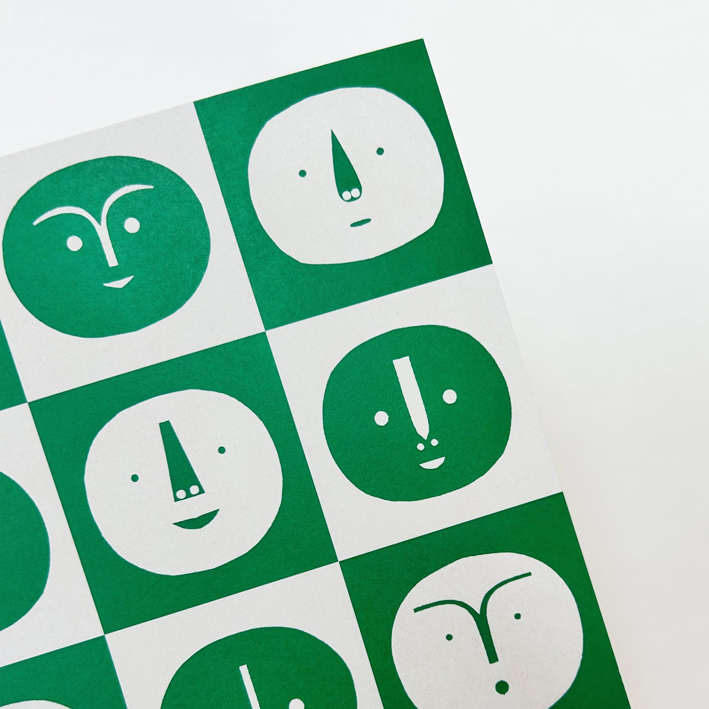 Faces Greetings Card