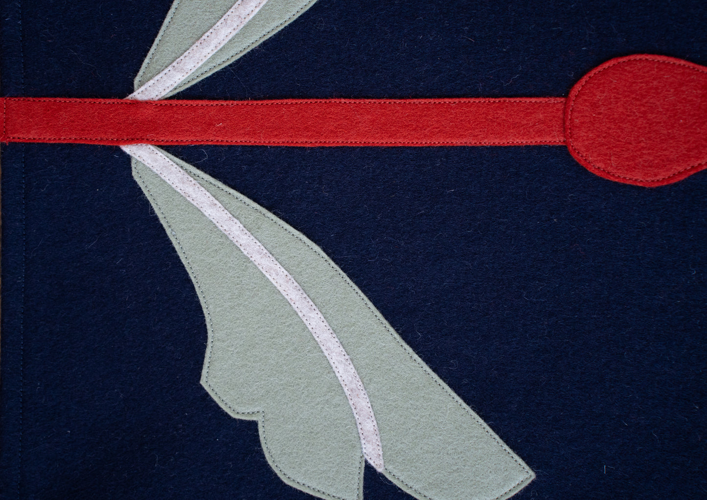 Navy Flower Wall Hanging