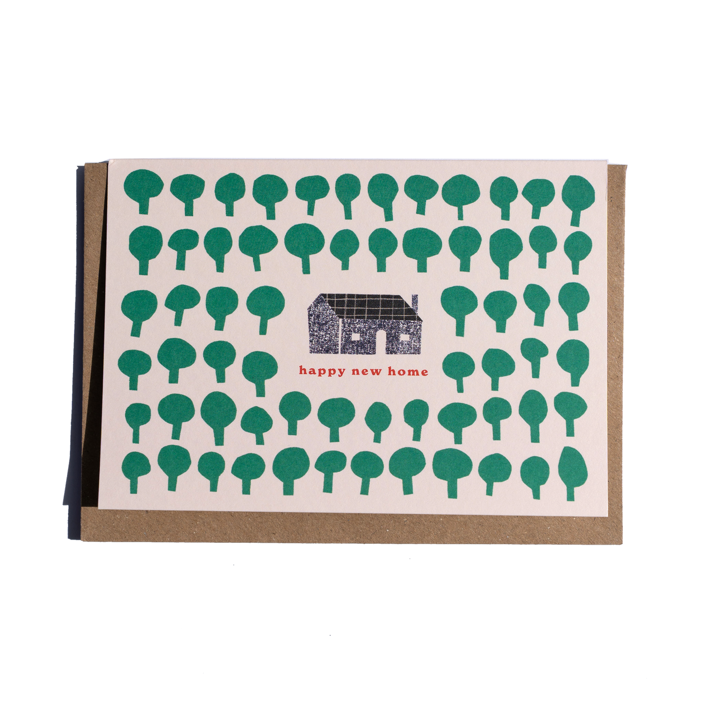 New Home Woods Greetings Card