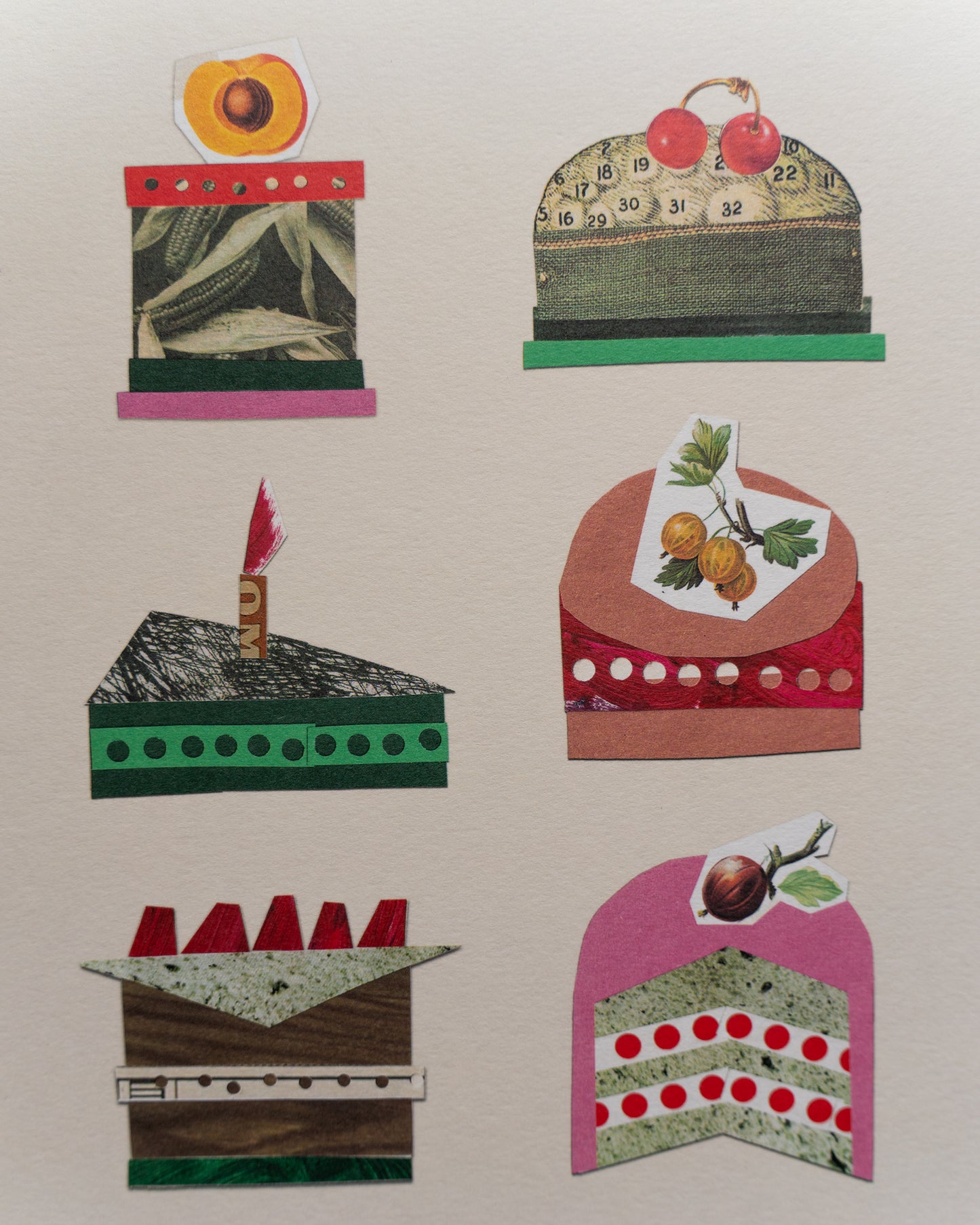 Cake Assortment A3 Print