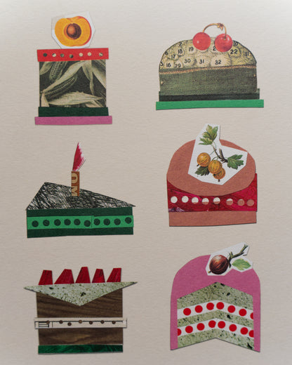 Cake Assortment A3 Print