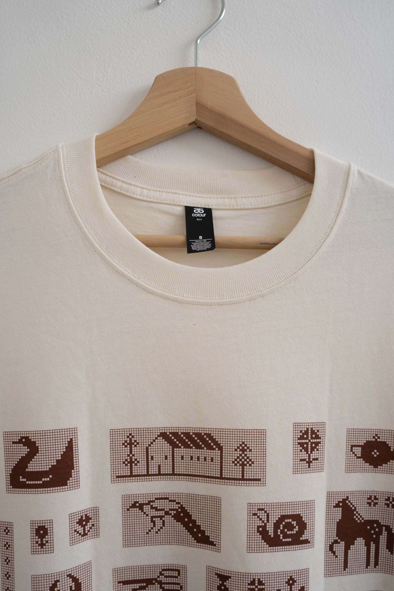 Pixel Illustration Screenprinted Tshirt