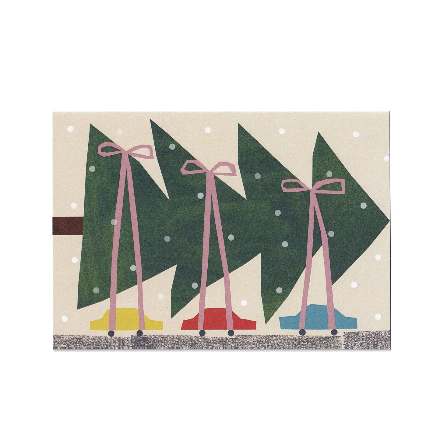 Driving Home for Christmas Greetings Card