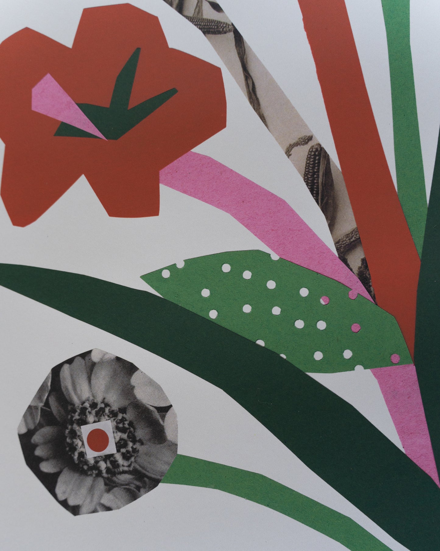 Flower Collage A2 Poster