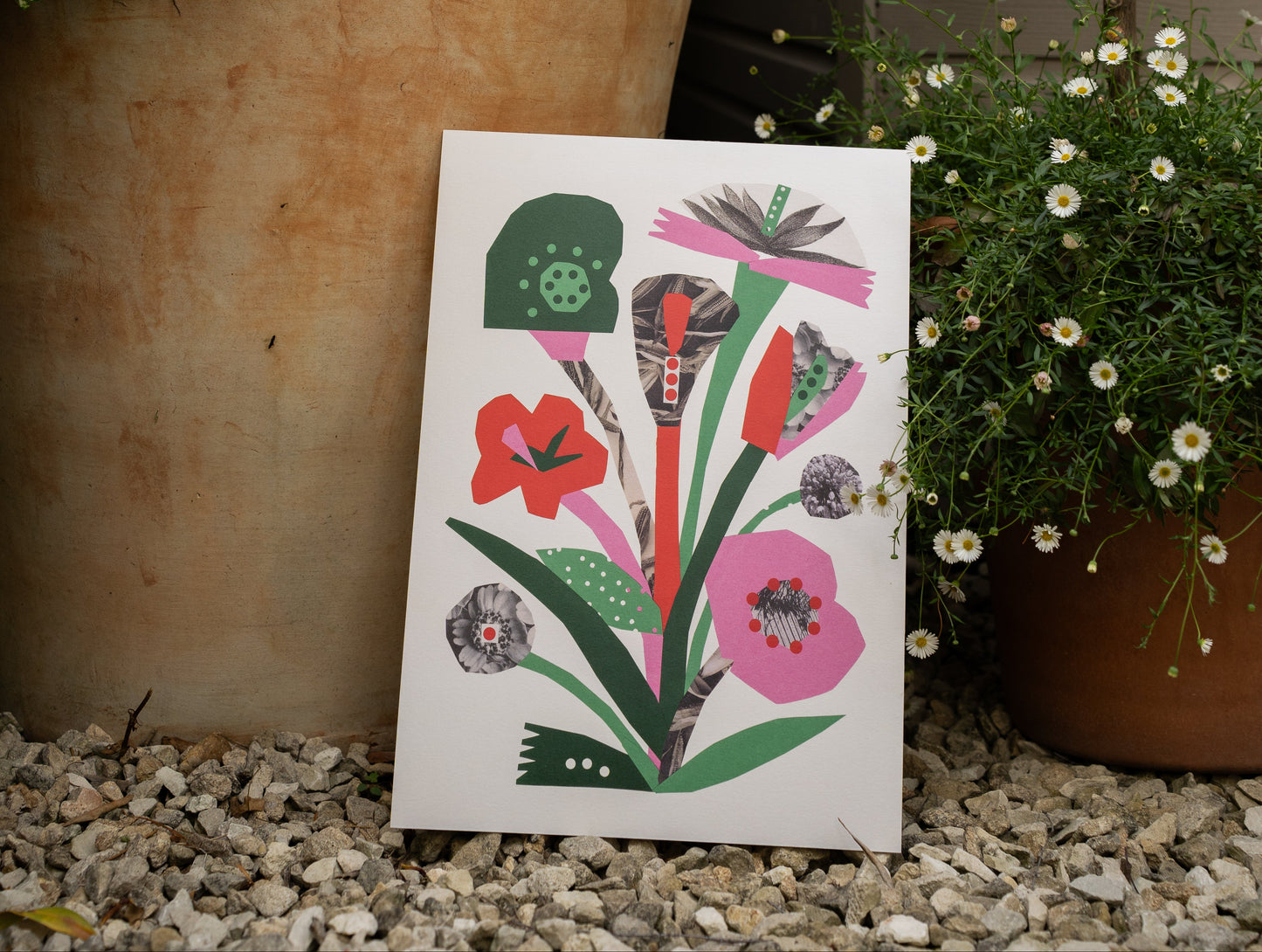 Flower Collage A3 Print