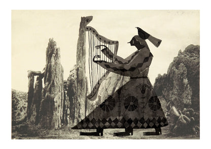 Harp Rocks Postcard Print