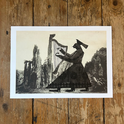 Harp Rocks Postcard Print