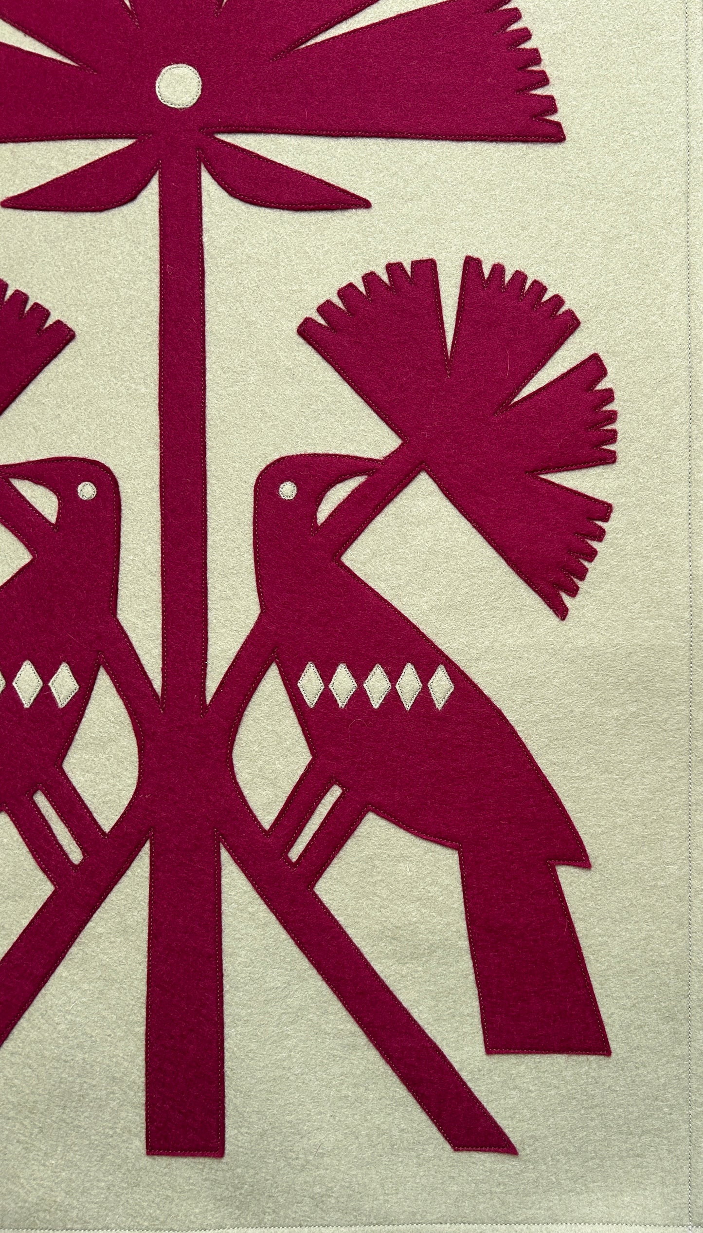 Birds and Flowers Wall Hanging #4