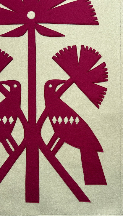 Birds and Flowers Wall Hanging #4