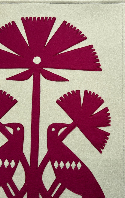 Birds and Flowers Wall Hanging #4