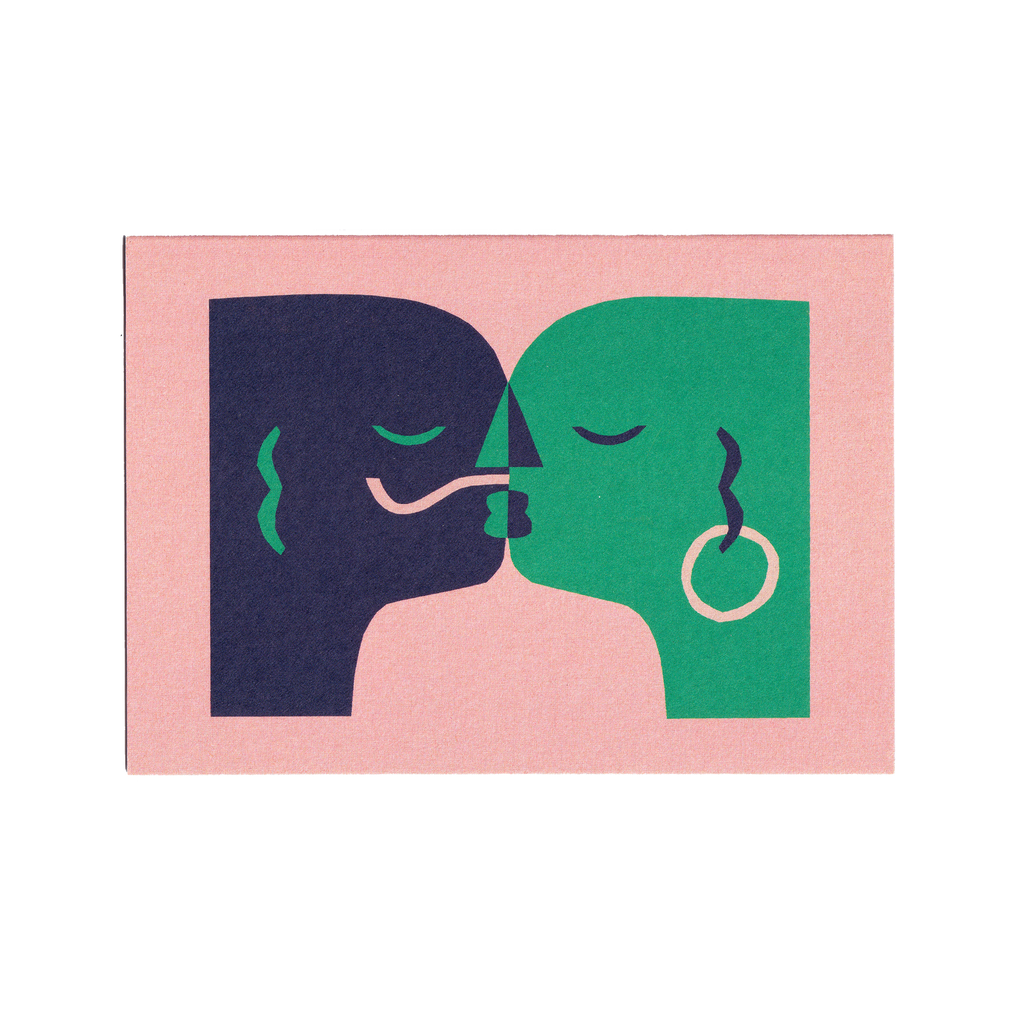 Kiss #1 Greetings Card