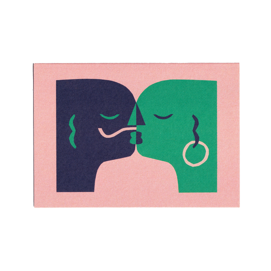 Kiss #1 Greetings Card