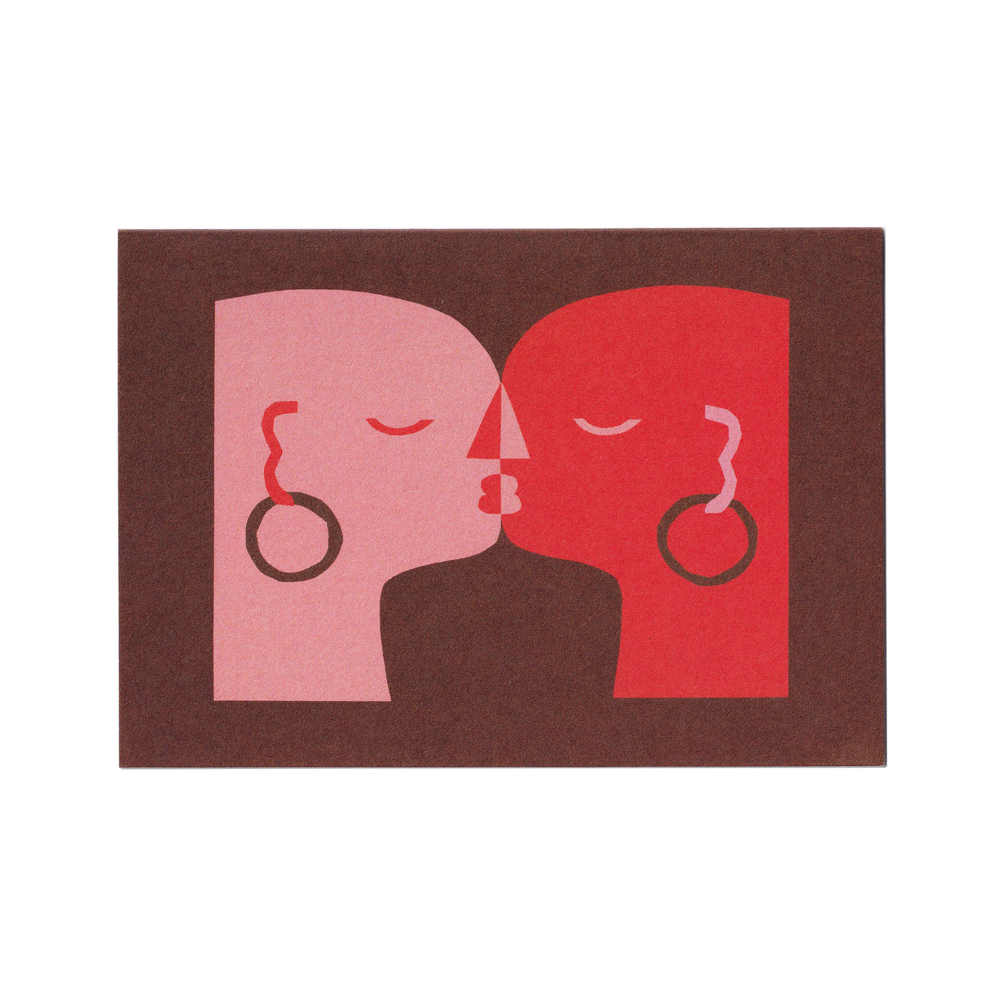 Kiss #3 Greetings Card