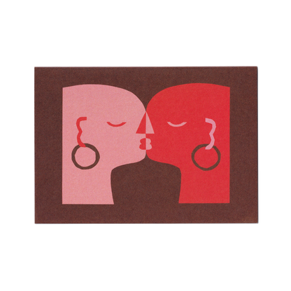 Kiss #3 Greetings Card