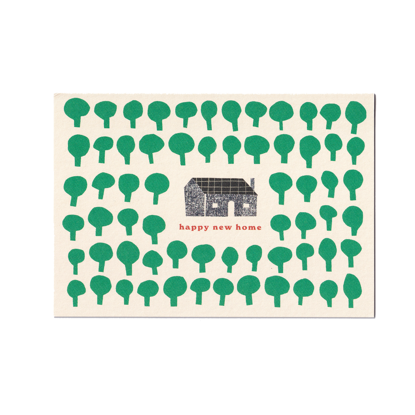 New Home Woods Greetings Card