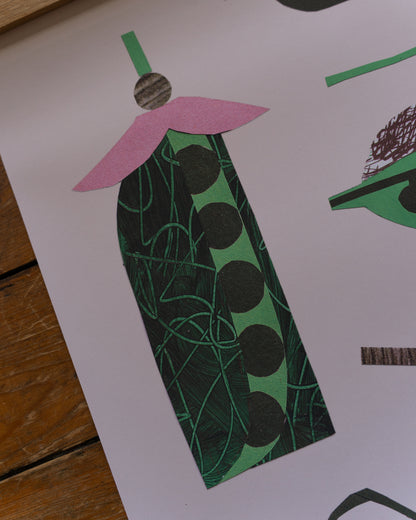 Peas A2 Poster