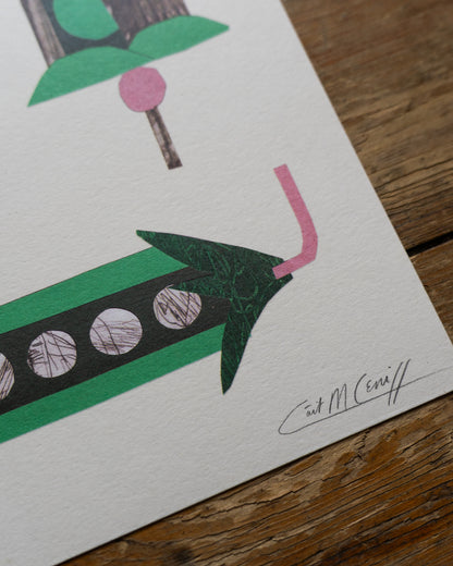 Peas A3 Print