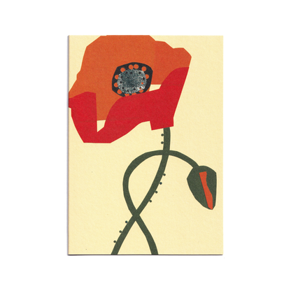 Poppy Greetings Card