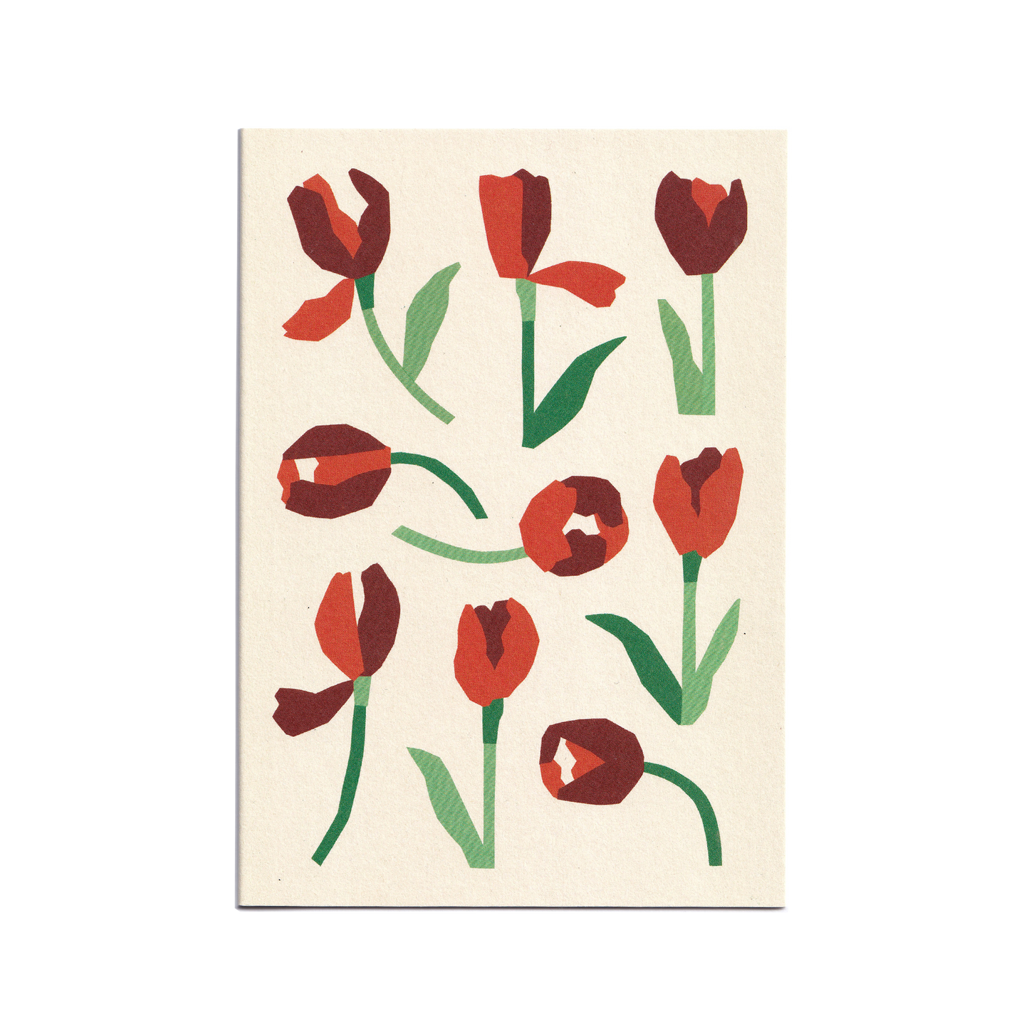 Tulips Greetings Card