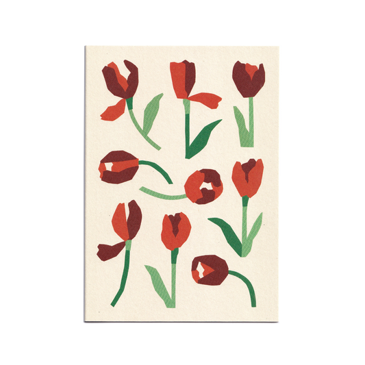 Tulips Greetings Card