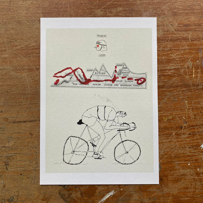 Bike Ride A4 Print