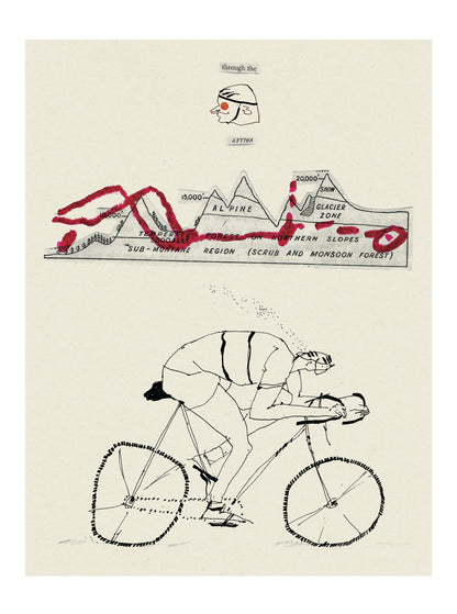 Bike Ride A4 Print