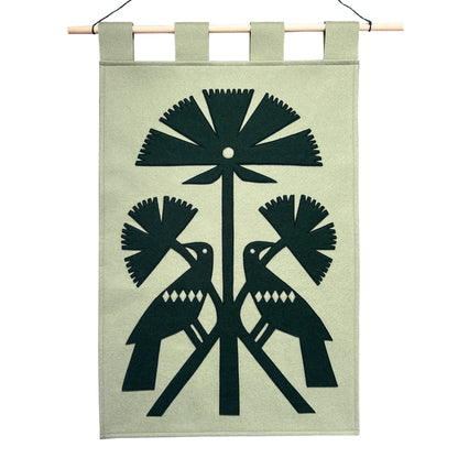 Birds and Flowers Wall Hanging #7