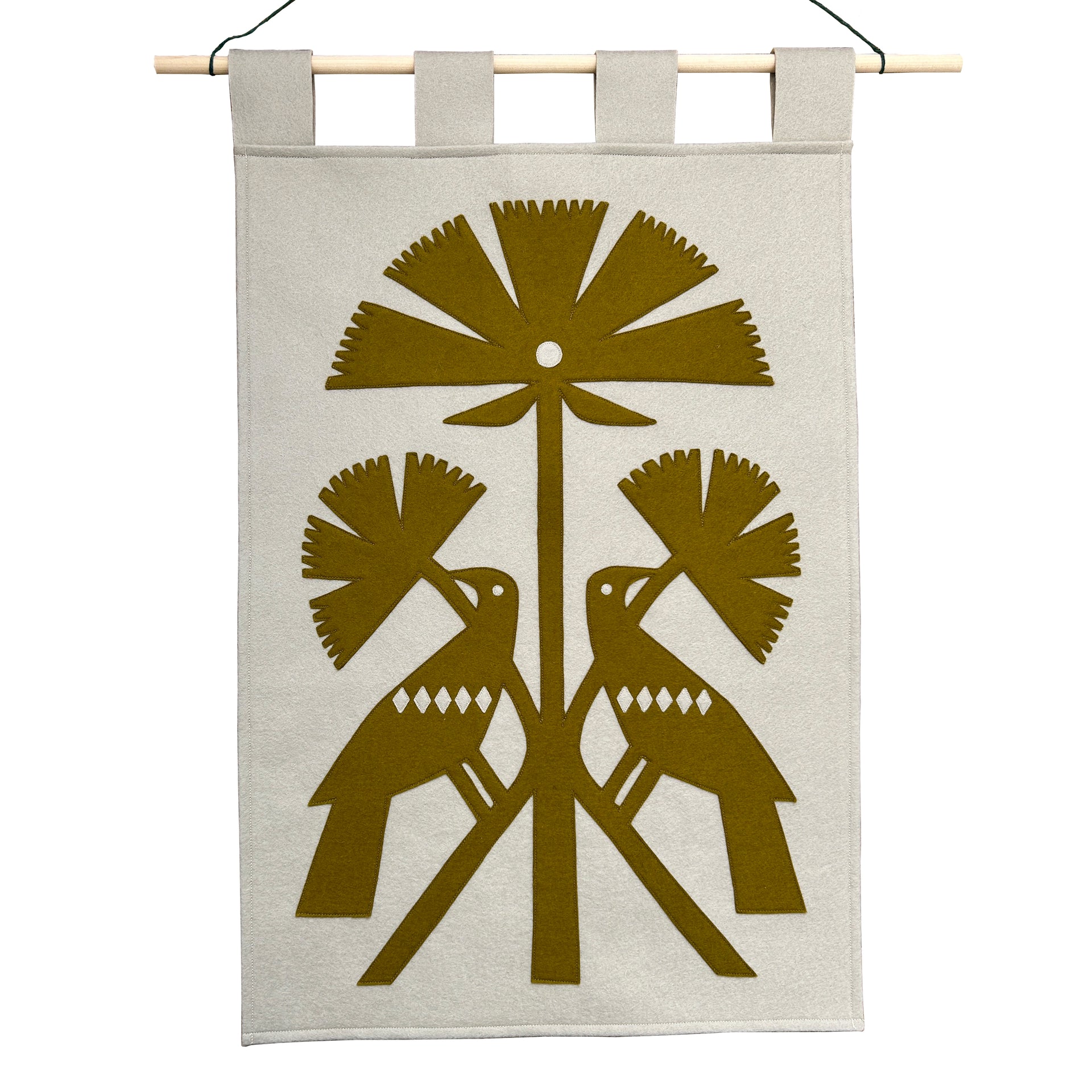 Birds and Flowers Wall Hanging #3