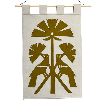 Birds and Flowers Wall Hanging #3