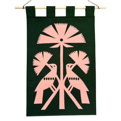 Birds and Flowers Wall Hanging #2