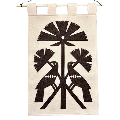 Birds and Flowers Wall Hanging #1