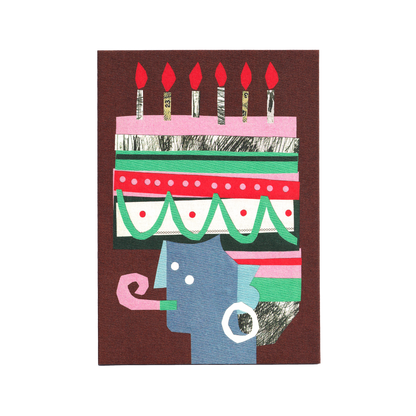 Birthday Hair Greetings Card