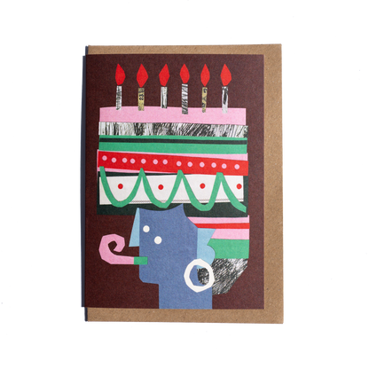 Birthday Hair Greetings Card