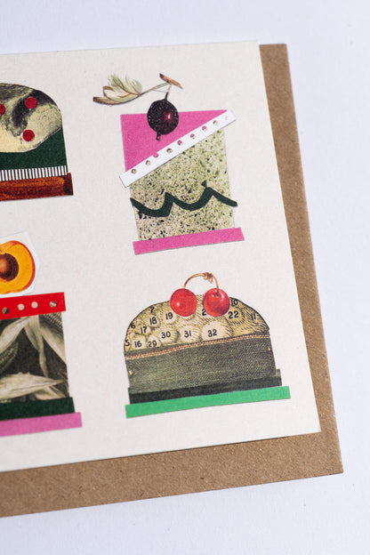 Cake Assortment 2 Greetings Card