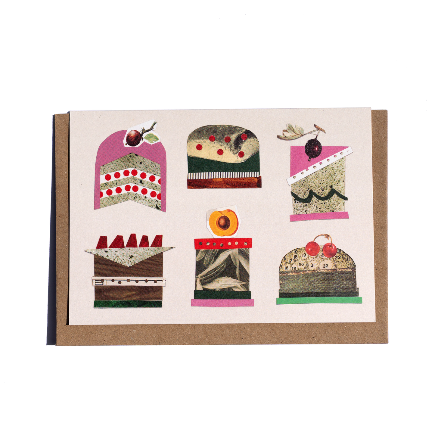 Cake Assortment 2 Greetings Card
