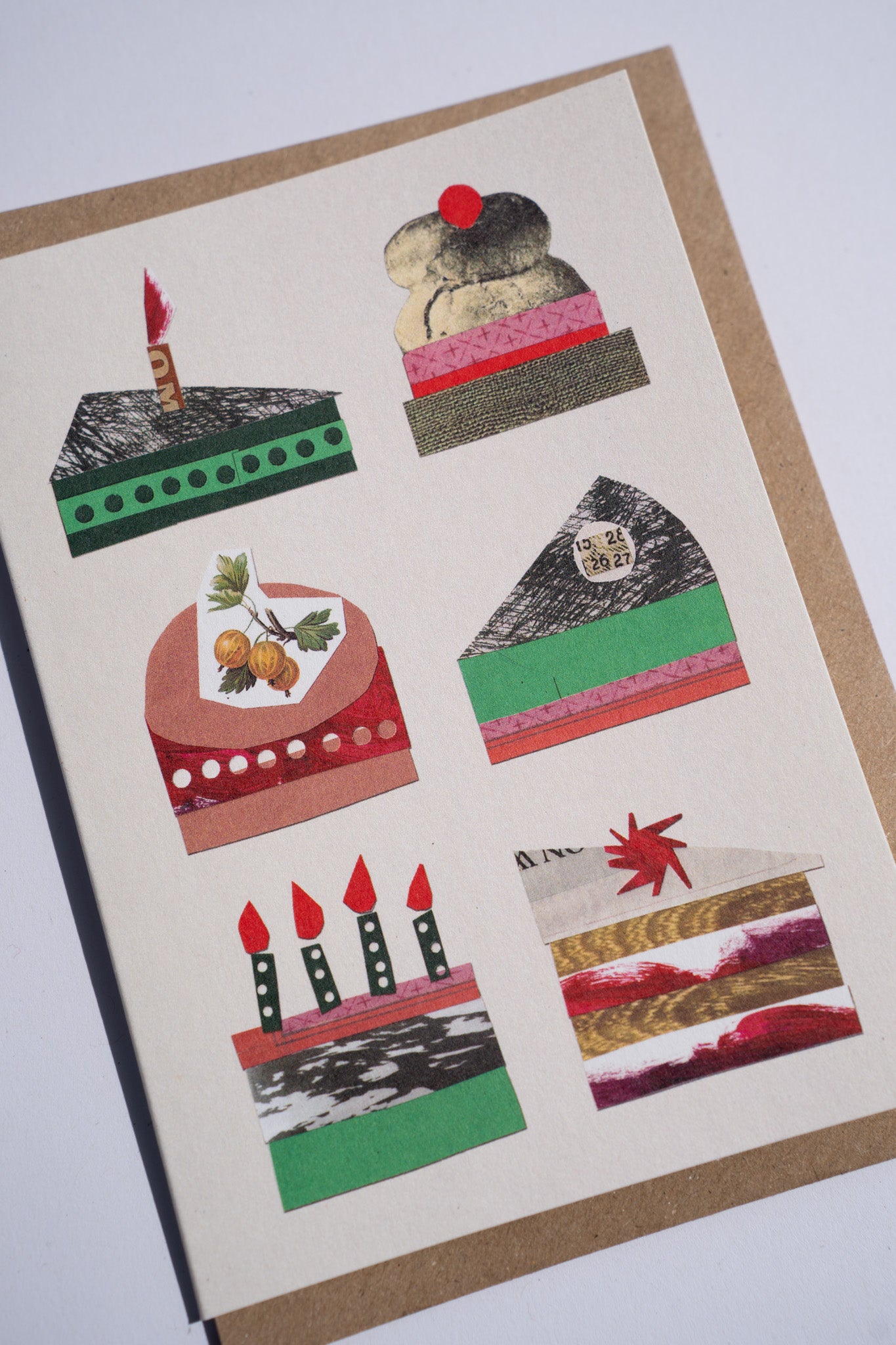 Cake Assortment 1 Greetings Card
