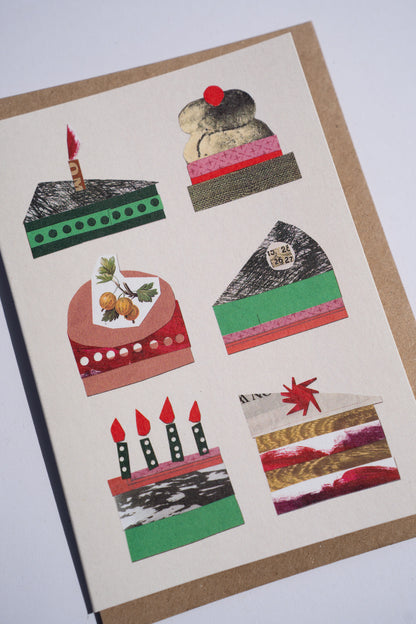 Cake Assortment 1 Greetings Card