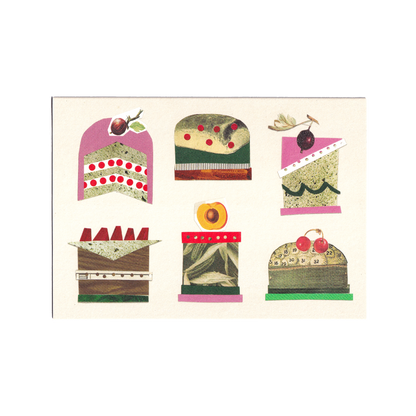 Cake Assortment 2 Greetings Card