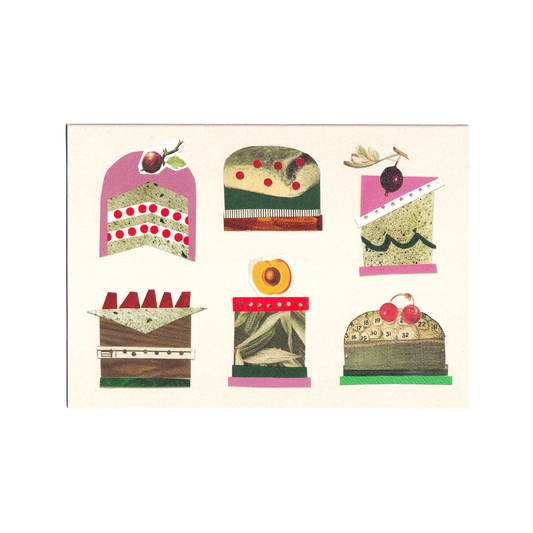 Cake Assortment 2 Greetings Card