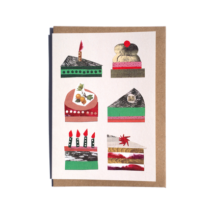 Cake Assortment 1 Greetings Card